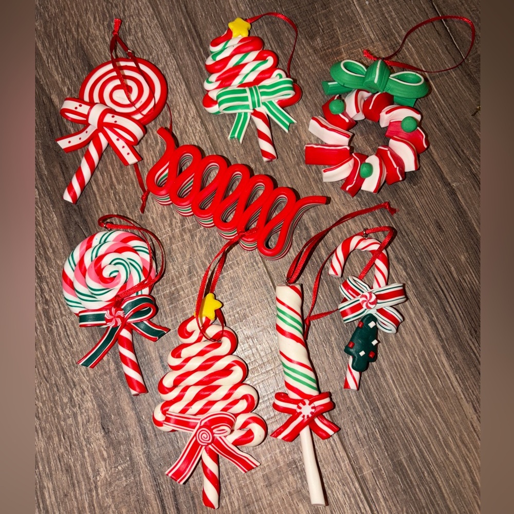 🏷️ 3/$75 Deal 🫱🏻‍🫲🏽 Holiday Candy Ornaments Vintage Style Christmas